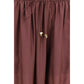 Zimmermann Bordeaux Silk Casual Pants