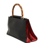 Gucci Nymphaea Bamboo Top Handle Leather Bag