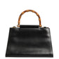 Gucci Nymphaea Bamboo Top Handle Leather Bag