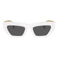 Versace White Acetate Sunglasses