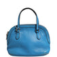 Gucci Blue Leather Dome Handbag