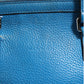 Gucci Blue Leather Dome Handbag