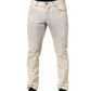 Dolce & Gabbana Beige Tie Dye Cotton Straight Men Denim Jeans