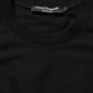 Dolce & Gabbana Black Long Sleeves Crew Neck Pullover Sweater