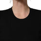 Dolce & Gabbana Black Long Sleeves Crew Neck Pullover Sweater