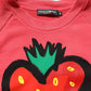 Dolce & Gabbana Multicolor StrawberryPrint Sweatshirt Sweater