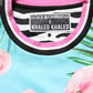 Dolce & Gabbana Multicolor Flamingo ZebraStriped Trim T-shirt