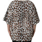 Dolce & Gabbana Multicolor Leopard Print Crew Neck T-shirt