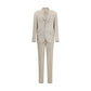 Brunello Cucinelli Beige Silk Two-Piece Suit