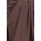 Jacquemus Brown Polyester Midi Skirt
