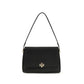Tory Burch Black Calf Leather Bos Taurus Shoulder Bag