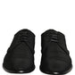 Dolce & Gabbana Black Suede Lace Up Derby Dress Formal Shoes