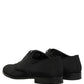 Dolce & Gabbana Black Suede Lace Up Derby Dress Formal Shoes