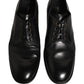 Dolce & Gabbana Black Leather Lace Up Derby Dress Formal Shoes