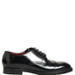 Dolce & Gabbana Black Leather Lace Up Derby Dress Formal Shoes