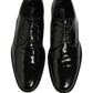 Dolce & Gabbana Black Leather Lace Up Derby Dress Formal Shoes