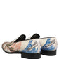 Dolce & Gabbana Multicolor Sequin Embroidered Loafers Shoes