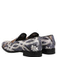 Dolce & Gabbana Multicolor Floral Tapestry Embroidery Loafer Shoes
