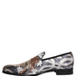 Dolce & Gabbana Multicolor Floral Tapestry Embroidery Loafer Shoes