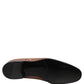 Dolce & Gabbana Pink Brocade Men Slip On Dress Loafers Shoes