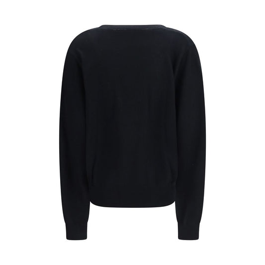 Extreme Cashmere Black Wool Oves Aries Sweatshirt
