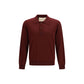 Valentino Garavani Bordeaux Wool Oves Aries Polo Shirt