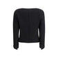 Chloé Black Wool Oves Aries Jacket