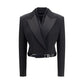 Dolce & Gabbana Black Wool Oves Aries Jacket