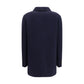 Brunello Cucinelli Blue Wool Oves Aries Full-Length Jacket