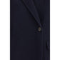 Brunello Cucinelli Blue Wool Oves Aries Full-Length Jacket