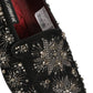 Dolce & Gabbana Black Crystal Embellished Dress Loafers Shoes