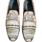 Dolce & Gabbana Multicolor Brocade Sequin Dress Loafers Shoes
