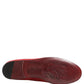 Dolce & Gabbana Red Velvet Logo Embroidery Men Loafers Shoes