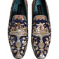 Dolce & Gabbana Multicolor Embroidered Sequin Loafers Shoes