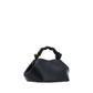 Ganni Black Calf Leather Bos Taurus Handbag