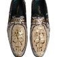 Dolce & Gabbana Multicolor Embroidered Sequin Loafers Shoes