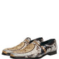 Dolce & Gabbana Multicolor Embroidered Sequin Loafers Shoes