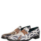 Dolce & Gabbana Multicolor Floral Tapestry Embroidery Loafer Shoes