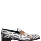 Dolce & Gabbana Multicolor Floral Tapestry Embroidery Loafer Shoes