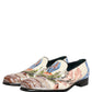 Dolce & Gabbana Multicolor Sequin Embroidered Loafers Shoes