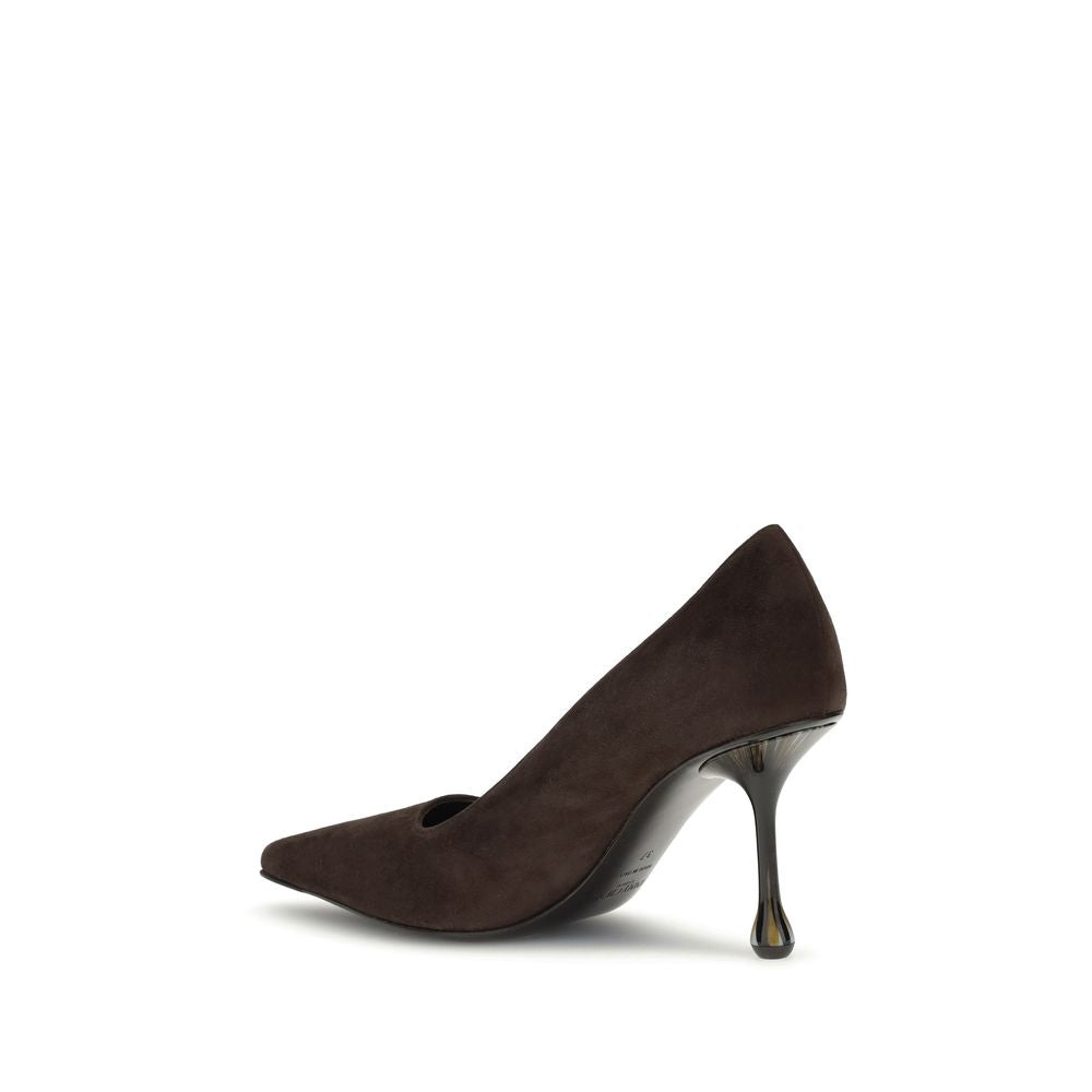 Jimmy Choo Brown Goatskin High Heel Pumps