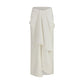 Givenchy White Wool Oves Aries Long Skirt