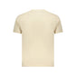 Coveri Moving Beige Cotton Mens T-Shirt