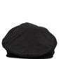 Dolce & Gabbana Men Black Cotton Stretch Newsboy Cloth Capello Hat
