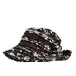 Dolce & Gabbana Women Multicolor Acrylic Tweed Bucket Capello Hat