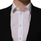 Dolce & Gabbana Black Wool Single Breasted Men Blazer Jacket