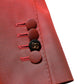 Dolce & Gabbana Red Wool Single Breasted Men Blazer Jacket