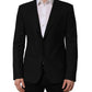 Dolce & Gabbana Black Wool Single Breasted Blazer Jacket