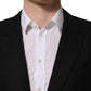 Dolce & Gabbana Black Wool Single Breasted Blazer Jacket