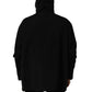 Dolce & Gabbana Black Nylon Men Hooded Windbreaker Jacket